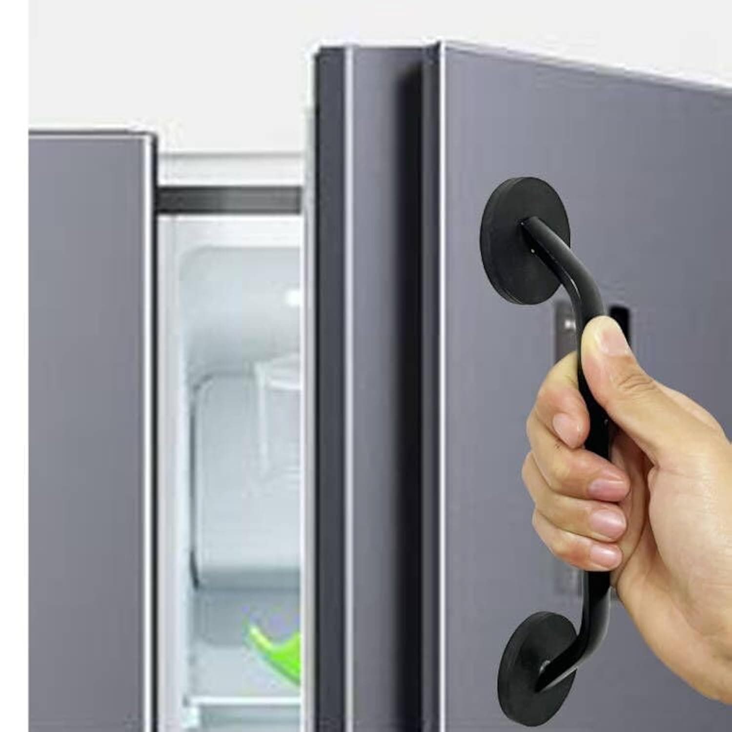Magnetic Refrigerator Door Handle, Super Strong Magnets Handles Pulls, Keep Kitchen Appliance Clean, for Fridge Microwave Stove Dishwasher, Great Solution for Broken Handles.