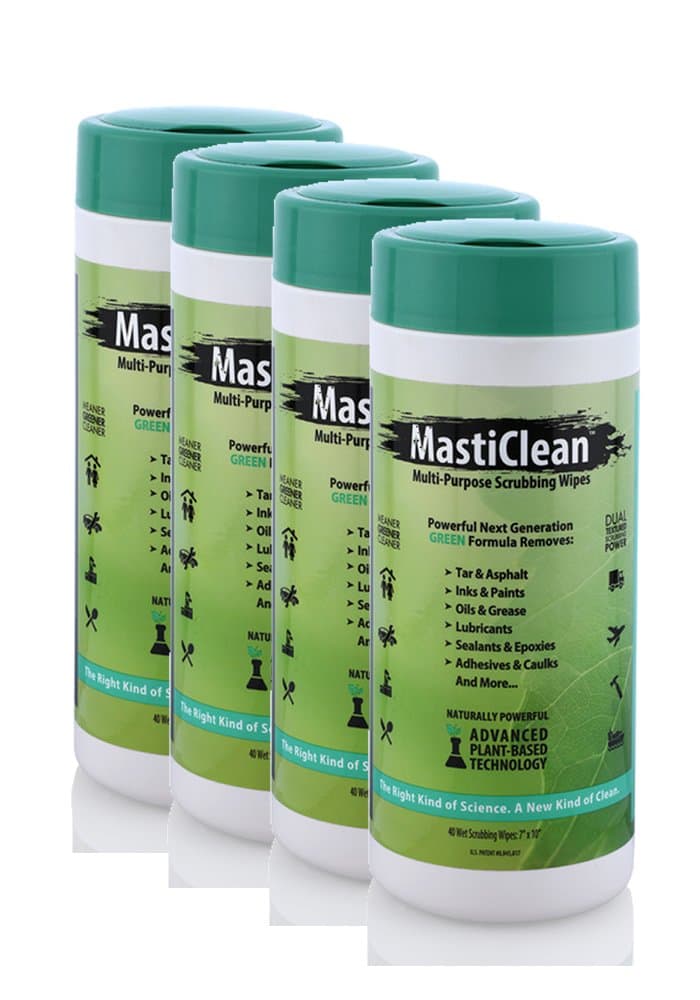 GW40-4 Dual-Textured 7" x 10" Multi-Purpose Scrubbing Wipes 40 Count (Pack of 4)