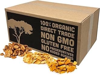 Mavuno Harvest Tropical Mix Dried Fruit Snack | Unsweetened Organic Mixed Dried Fruit | Gluten Free Healthy Snacks for Kids and Adults | No Sugar Added, Vegan, Non GMO | Bulk 10 Pounds