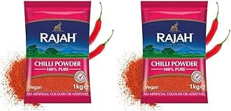 Spices Chilli Powder | Lal Mirch Powder | Mirch Powder | Chilli | Red Chilli Powder | Hot Chilli Powder | (1kg) (Pack of 2)