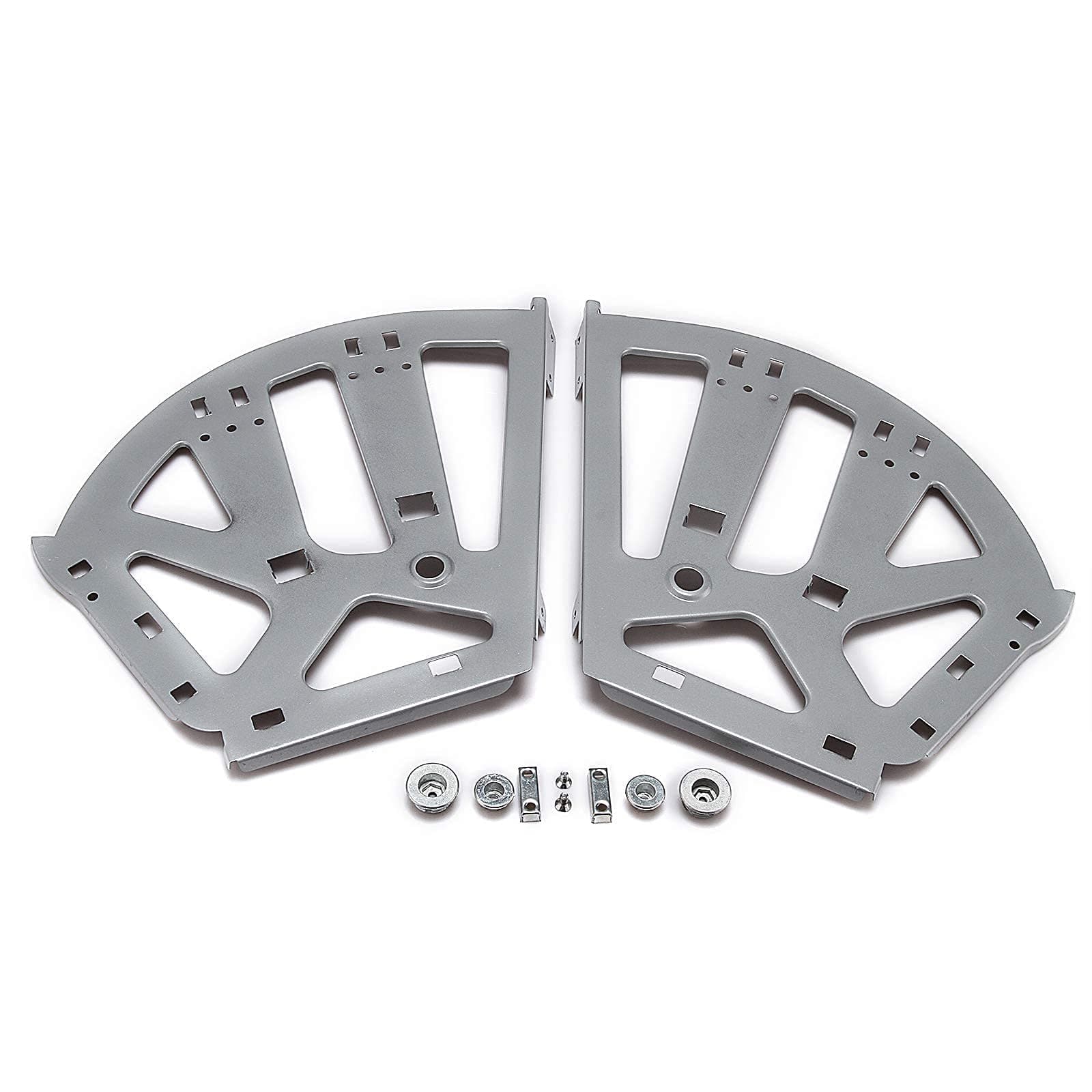 Excefore Upgrade Stainless Steel Hinges - 3-Layer Fan Shape Design for Easy Access and Durability - Perfect for Kitchen, Living Room, and Shoe Storage Cabinets - Includes Hardware - Grey