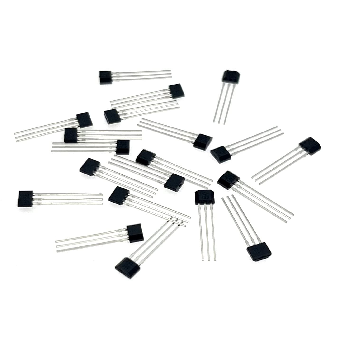 JZK 20pcs TO-92S Bipolar Hall Effect Sensor 41F, Magnetic Detector SS41F 3 Pins Hall Sensor, 41F Hall sensor chip 3pin