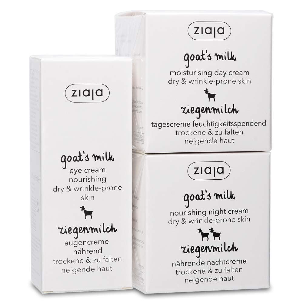 Goat's Milk Bundle: Day, Night & Eye Cream