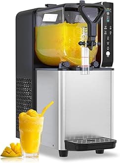 Slushy Machine for Home, 0.8 Gallons Margarita Machine for Slushy Daiquiri Lemon Lime Slush, No Ice Needed, Slushie Machine with LED Light for Party Gift