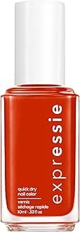 Expressie Nail Polish, Quick-Dry Bright Red Nail Polish, Vegan, Bold And Be Bold, 0.33 fl oz