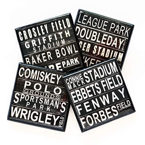 Classic Baseball Field Coaster Set