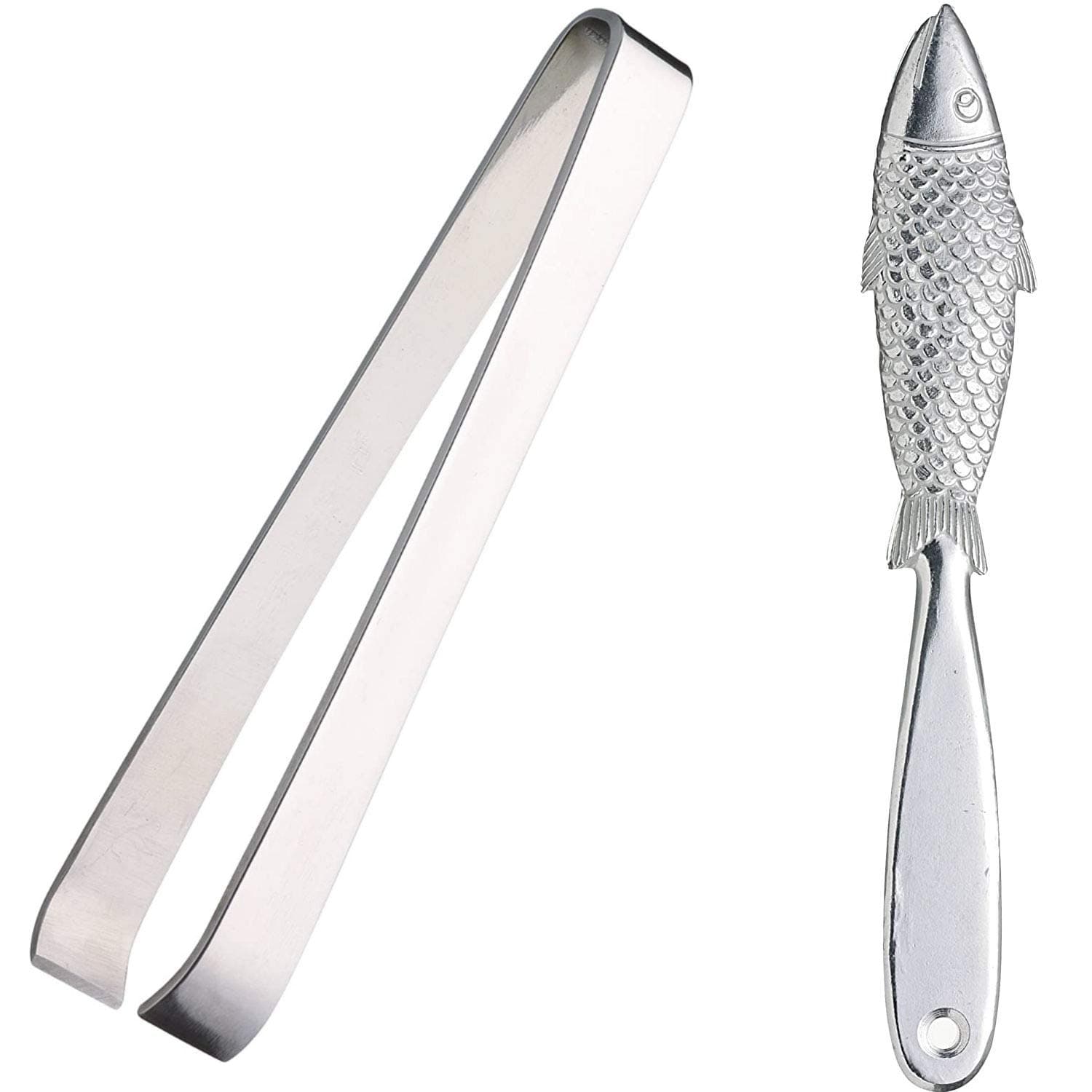 Fish Scaler & Fish Bone Remover Set for descaling & de-Boning Fish Two Tools in one Set to Make Light Work of That Awkward Job with Instructions & Free UK P&P