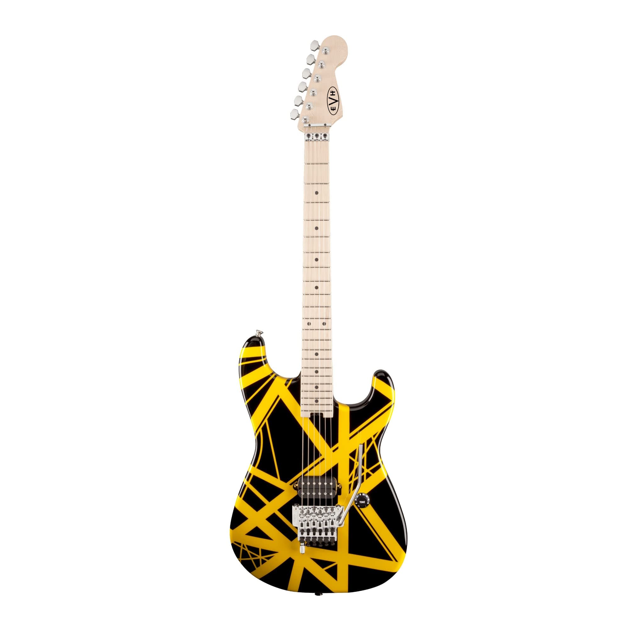 - EVH Striped Series - Black with Yellow Stripes