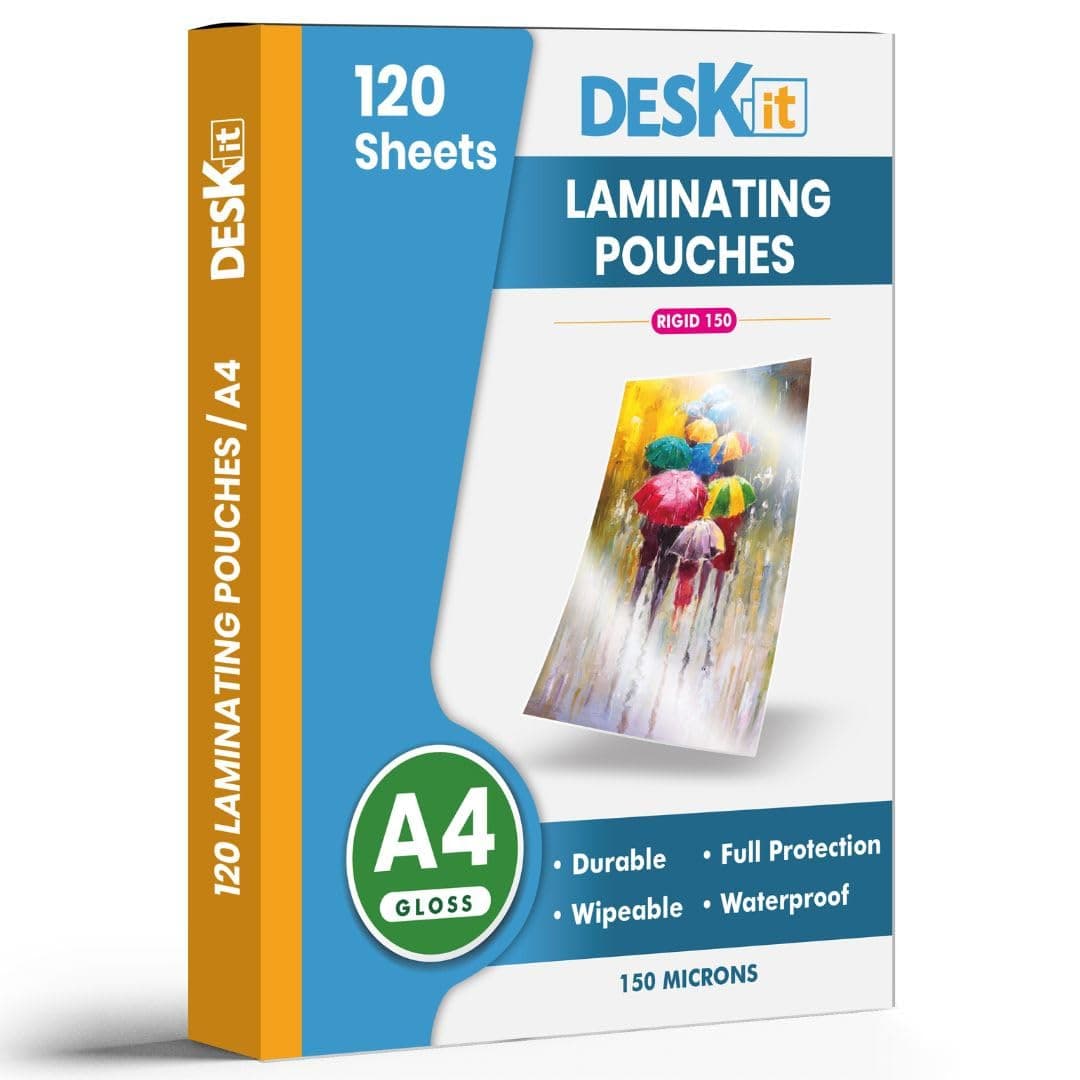 Deskit A4 Laminating Pouches 150 Micron
