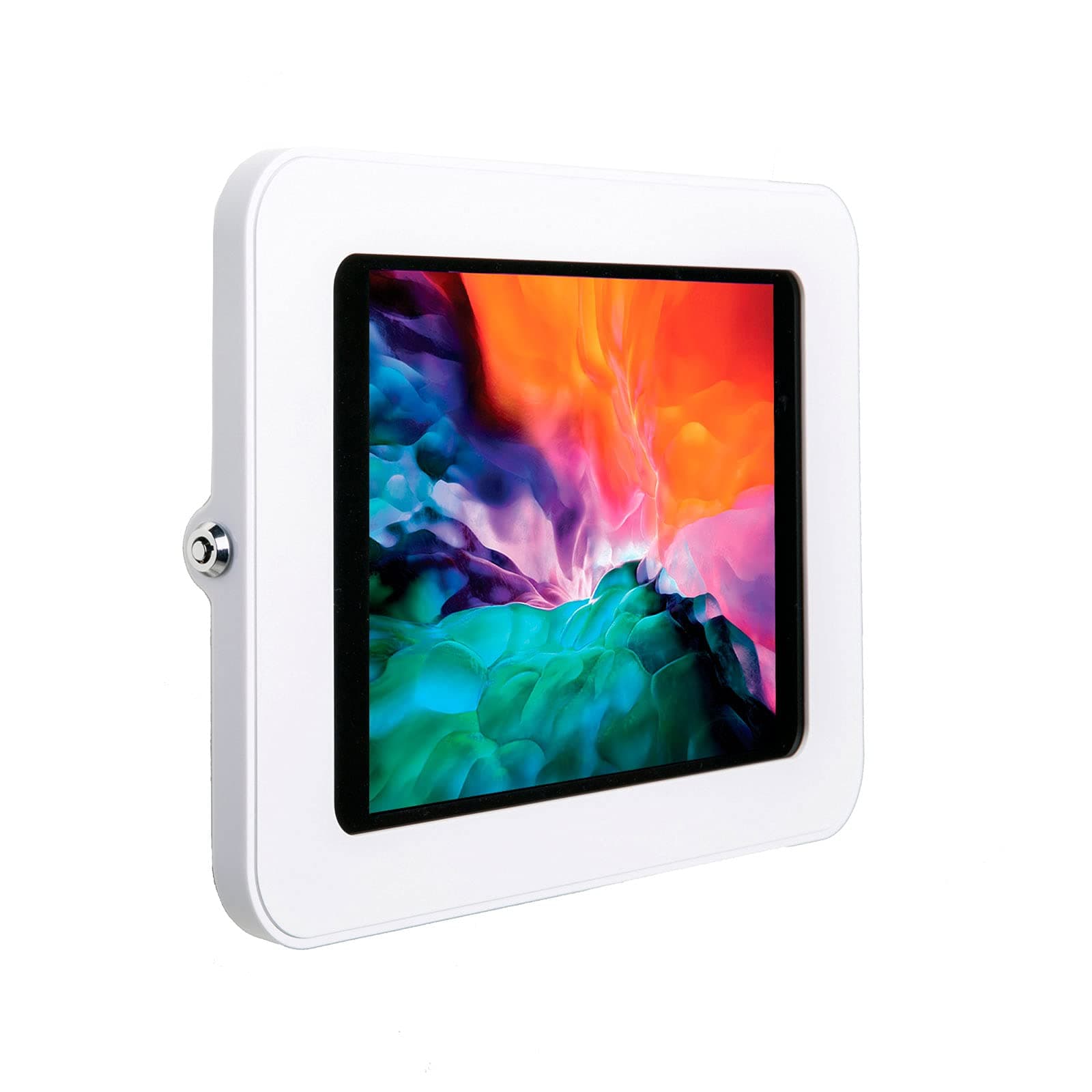Tablet & iPad Wall Mount Kiosk - WallMount-1 (iPad mini 4, White)