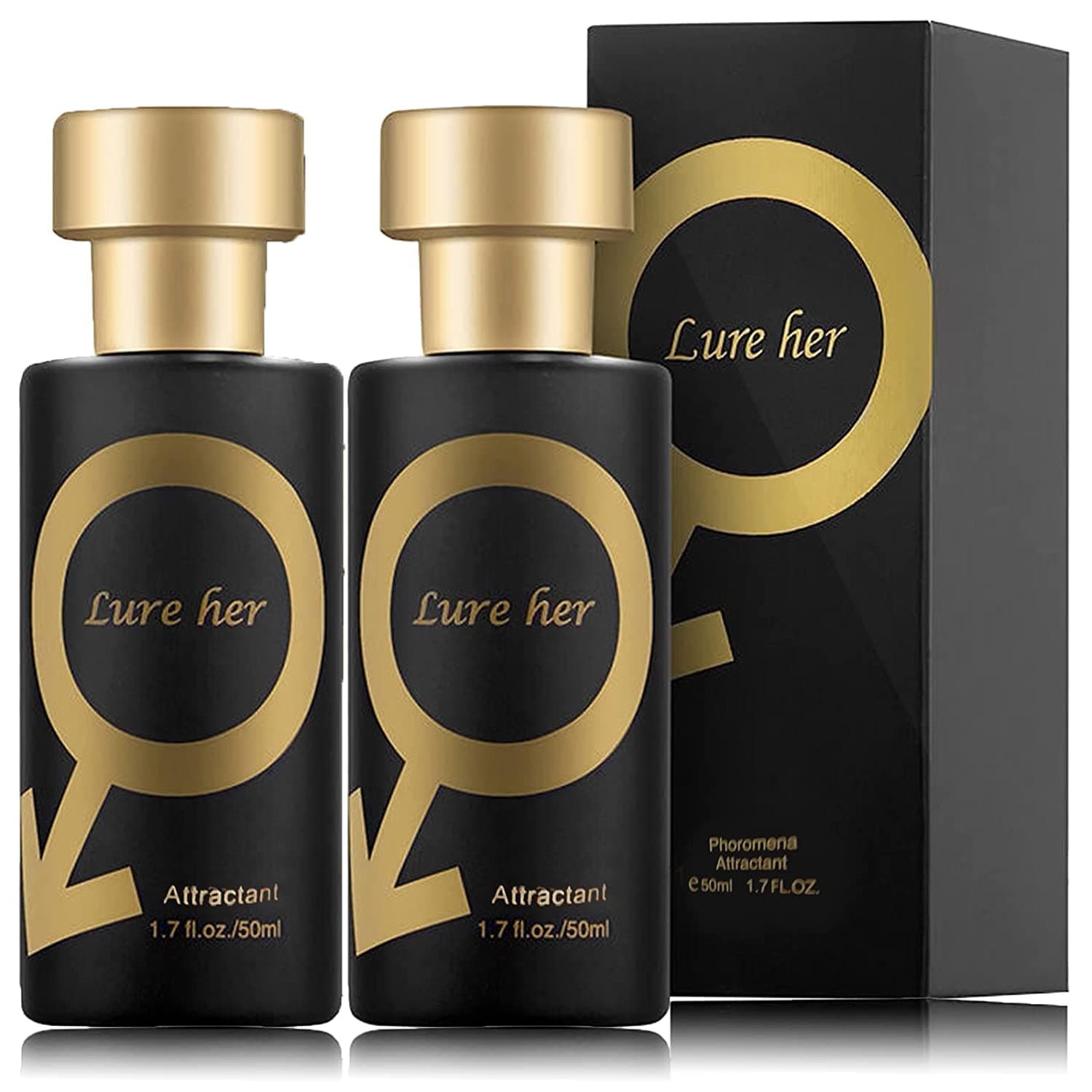 YANGYANGDA Charm Lure Her Perfume for Men,Long lasting and light fragrance,Pheromone Cologne for Men Attract Wome (2 bottles)