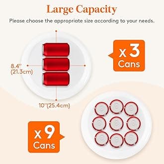 Lifewit Plastic 3 Tier Serving Tray Platter for Party Entertaining, 10" × 10" Large Dessert Table Display Set, White Reusable Round Dishes with Gold Metal Display Stand for Veggie, Fruit, Cookies