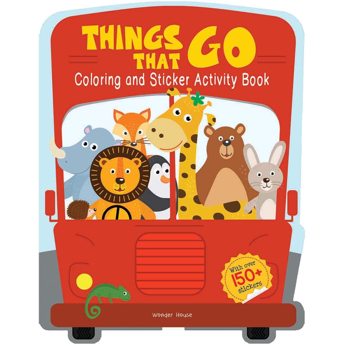 Things That Go - Coloring and Sticker Activity Book (With 150+ Stickers)