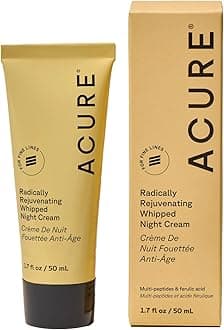 Radically Rejuvenating Whipped Night Cream - 1.7 Fl Oz – Provides Anti-Aging Support – Multi-Peptides, Ferulic Acid & Vitamin C Hydrate and Rejuvenate - 100% Vegan