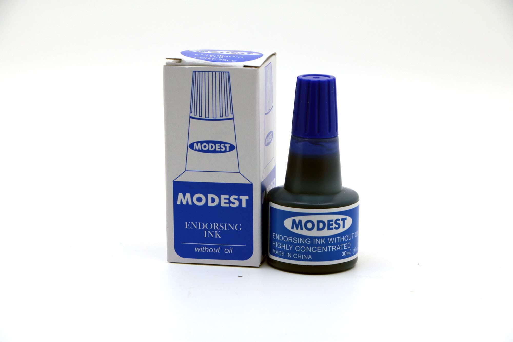 MODEST Ink Stamp Pad without Oil (Blue,30ml)…