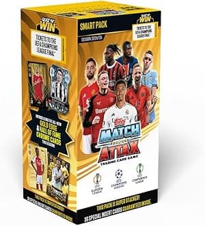 UEFA Champions League Match Attax 24/25 Trading and Collectible Card Game - Smart Pack
