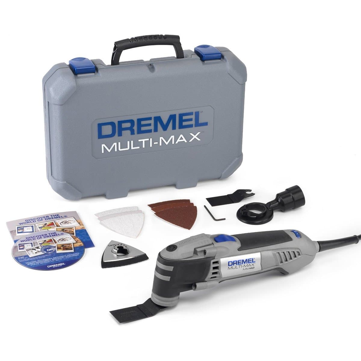 Dremel Multi-Max MM40-1/9 Corded Oscillating Tool (270 W), 1 Attachment, 9 Accessories