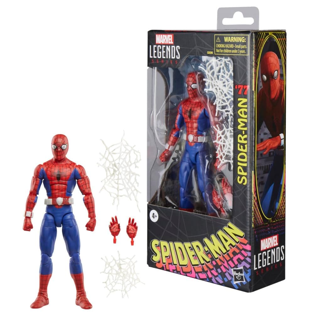 Marvel Legends Series Spider-Man '77 Action Figure, Red