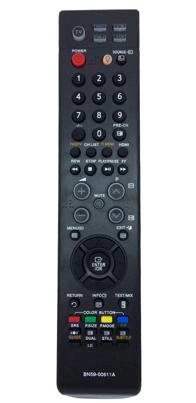 Replace BN59-00611A Remote Control for Samsung BN59-00603A LE32S67BDX LE32S60BDX LE32S86BD LE32S86BCX LE40S86BDX E32S86BDX LE37S86BDX LE37S67BDX LE37S67BDX LE40S66BDX 7BDX BDX LE40S86BCX