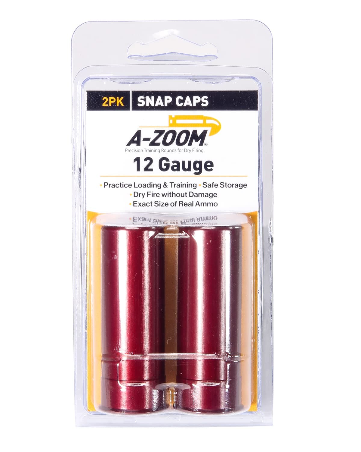 A-Zoom Precision Snap Caps 12 Gauge (2 Pack) by A-ZOOM