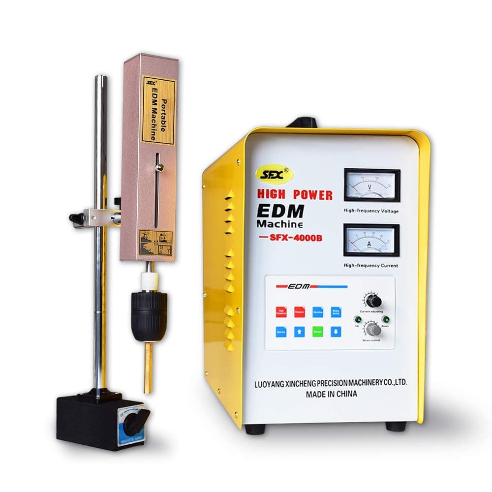 SFX 3000W Portable EDM broken tap remover tap eroder tap removal tool tap burner tap disintegrator fast remove 5/64'' to 1-57/64'' broken drills, taps, reamers, bolts (Depth setting for blind hole)