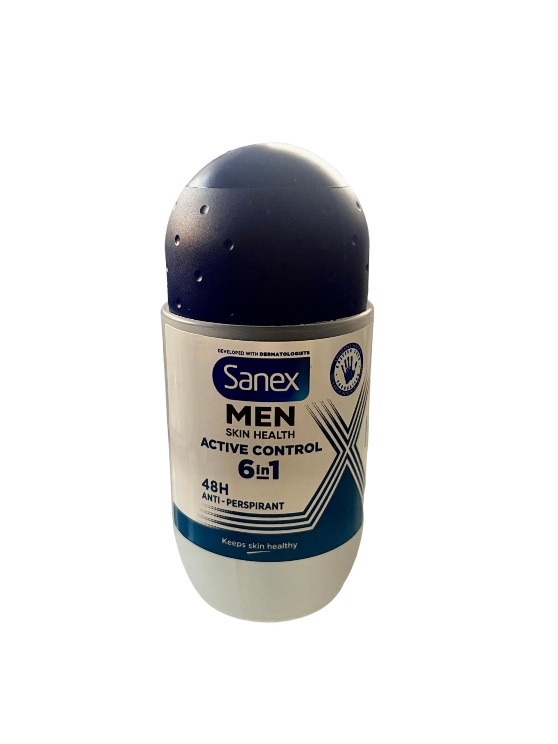 Sanex 3 x Men Dermo Active Control Roll-On Deodorant for Normal Skin 50 ml