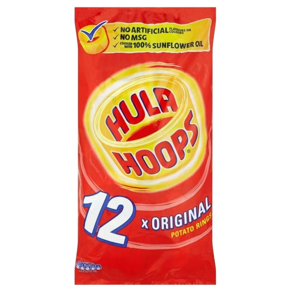 KP Hula Hoops Original Snacks 12 X 25G
