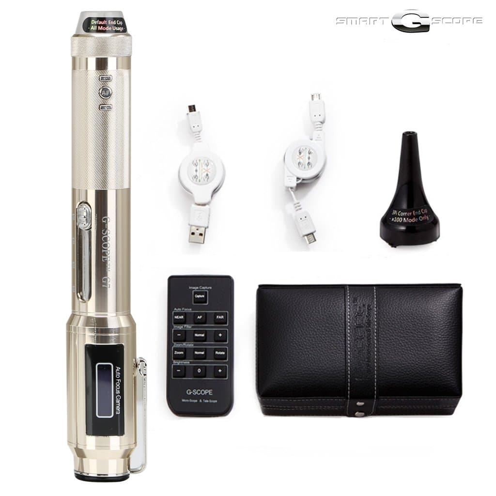 [Genie Tech] Smart LED G Scope 10 x 250 x Highlighted Auto Focus Digital Microscope & Telescope Standard Package