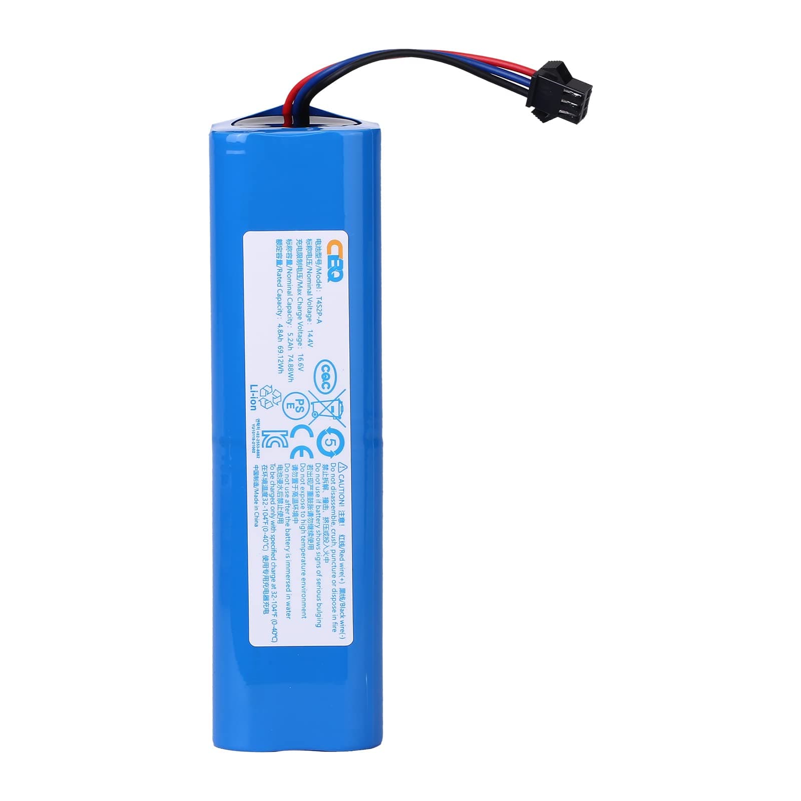 Replacement Battery for Proscenic M7 Pro M8 Pro M7 Max,for Uoni V980 Max V980 Plus,ROIDMI EVE Plus,Lydsto R1,VIOMI S9,Coredy L900,Kyvol Cybovac S31,Onson J30 Pro Robot Vacuum Cleaner.