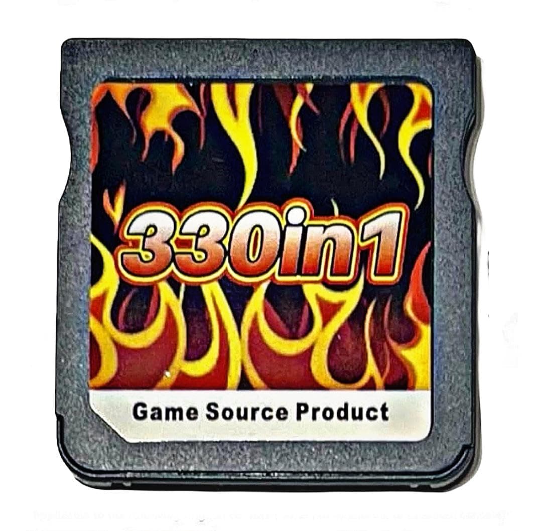 Game Source SDHC 330 in 1 All in one Card Plug and Play Cartridge Compatible with DS DSI 2DS 3DS DSIXL New 2DSXL New 3DSXL User Friendly