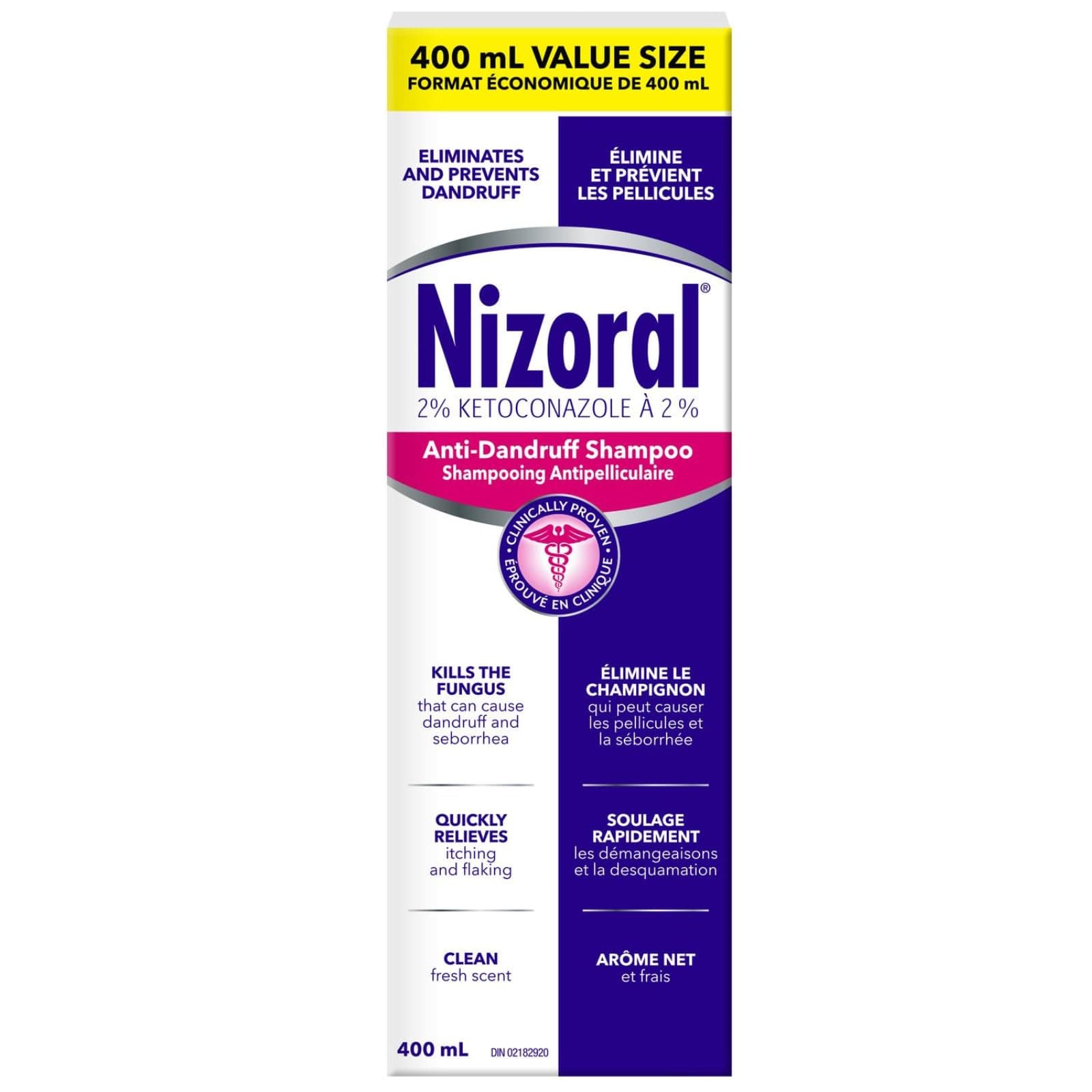 Nizoral Ketoconazole 2% Anti-Dandruff Shampoo - 400 ml