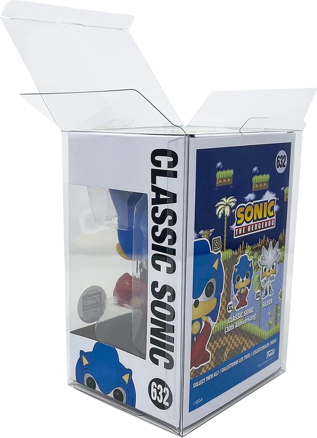 EcoTEK Protectors, 100-Pack Protective Cases Fits 4" Display Figures – Scratch-Resistant, Strong, Crystal Clear Acid-Safe Display Case for Action Figures, Toys, and Collectibles