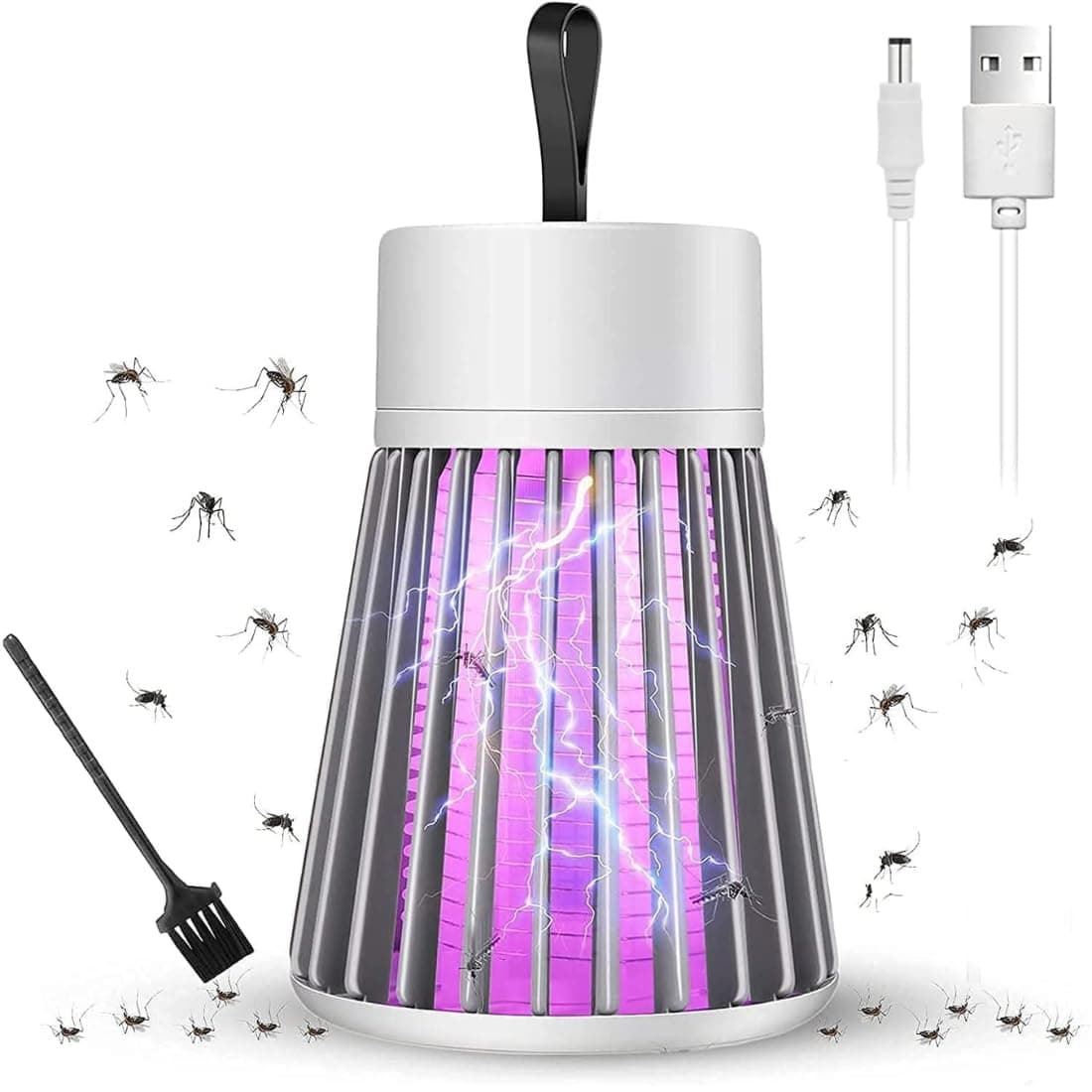 Mosquito Lamp Eco-Friendly LED Mosquito Killer Machine – USB-Powered Indoor Bug Zapper for Home – Chemical-Free Insect Trap Safe for Kids & Pets – Easy to Clean