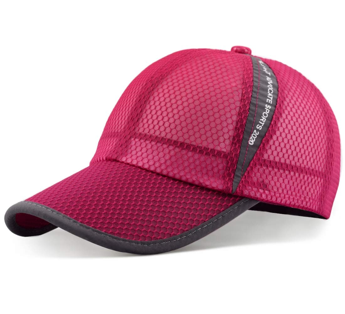 Unisex Breathable Full Mesh Baseball Cap Quick Dry Running hat Lightweight Cooling Water Sports Hat…