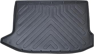 Hyundai Kona 2018-2023 Cargo Liner 3D Custom Fit Heavy Duty All Weather Rubber Car Trunk Liners Waterproof Odorless Non-Slip Soft TPE Cargo Mats (Black) by RizLiner