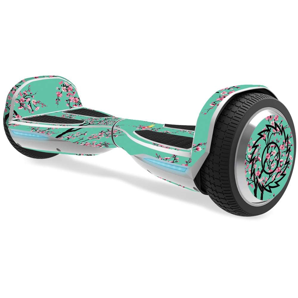 MIGHTY SKINS Compatible with Razor Hovertrax 1.5 Hover Board - Cherry Blossom Tree | Protective, Durable, and Unique Vinyl wrap Cover | Easy to Apply, Remove, and Change Styles | Made in The USA
