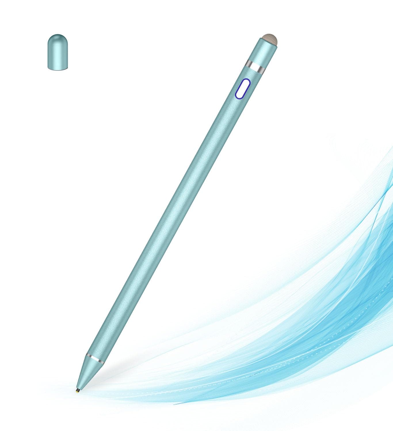Active Stylus Pen for Touch Screens, Dual Pen Tips for Drawing &Writing,High Precise Universal Digital Pencil for i-Pad Air/Pro/Mini, A-pple i-Phone 17/16/15/14/13,Tablet/Phone/Sam-sung/K-indle - Blue
