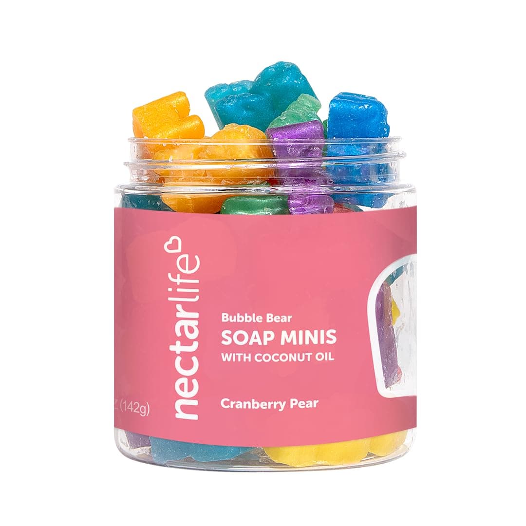 Kids Soap, Mini Soaps, Bubble Bear Shape Soaps For Kids, Handmade In The Us Fun Time Children, Boys & Girls, All Skin Types (Bear Shape)