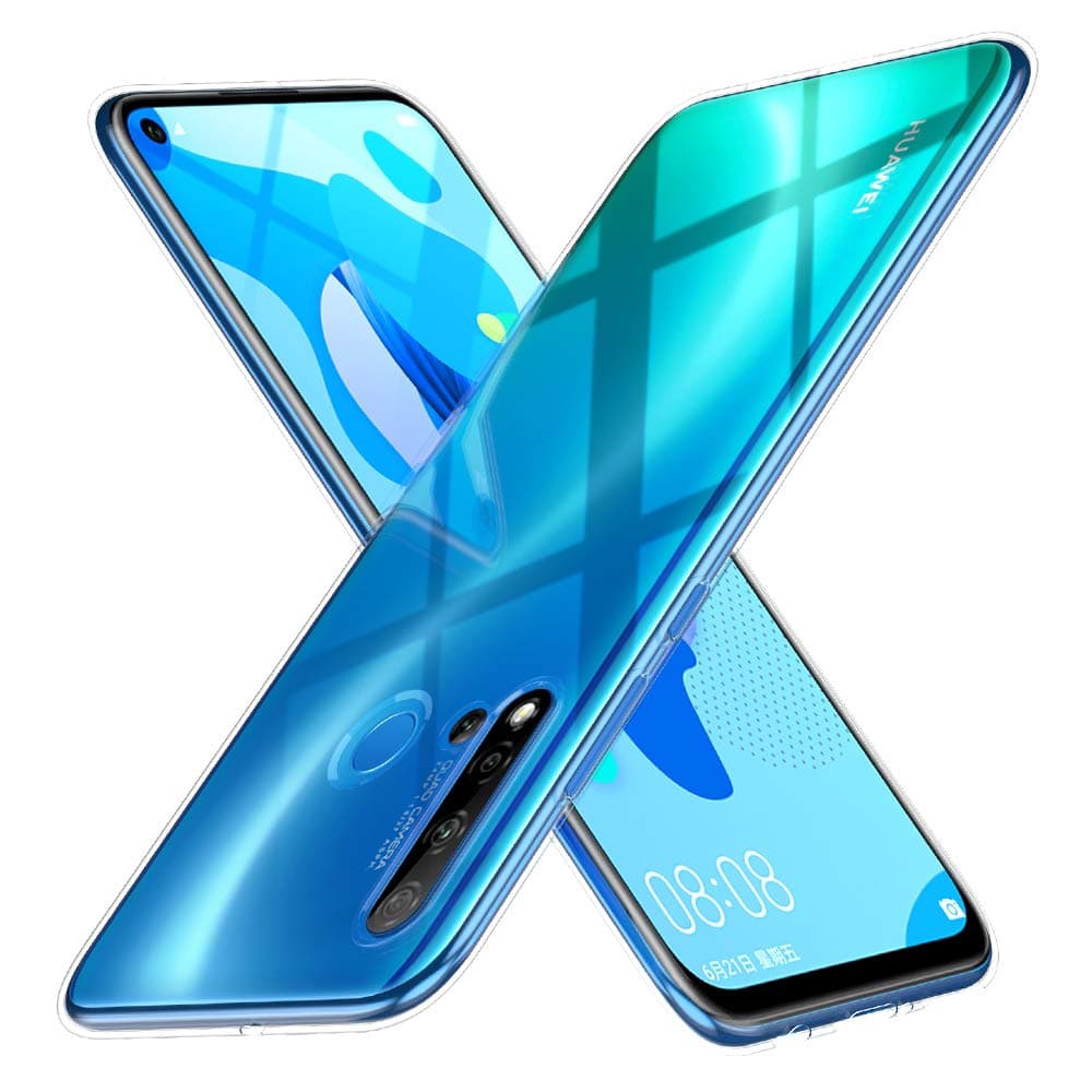 PeakallyHuawei P20 Lite 2019 Case, Soft TPU Transparent Protector Case Cover for Huawei P20 Lite 2019, Anti Slip, Scratch Resistant-Transparent/Clear