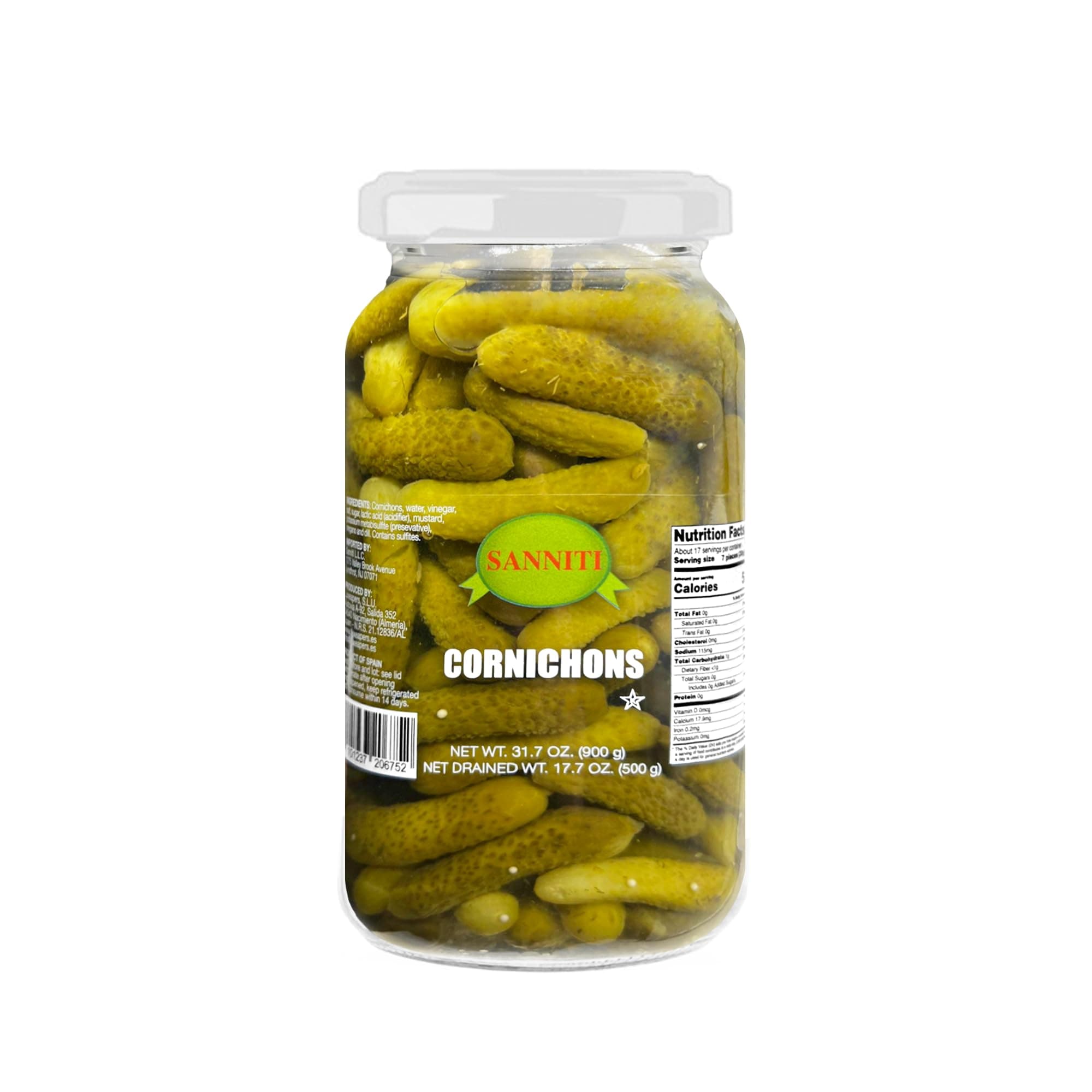 Spanish Cornichons - 33.5 ounce