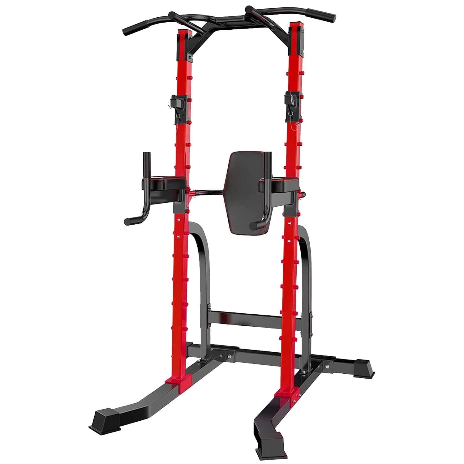 ZENOVA Pull up Bar Station Power Tower Dip Station Strength Training Equipment for Home Workout Multi-Function Pull Up Bar Stand Squat Rack