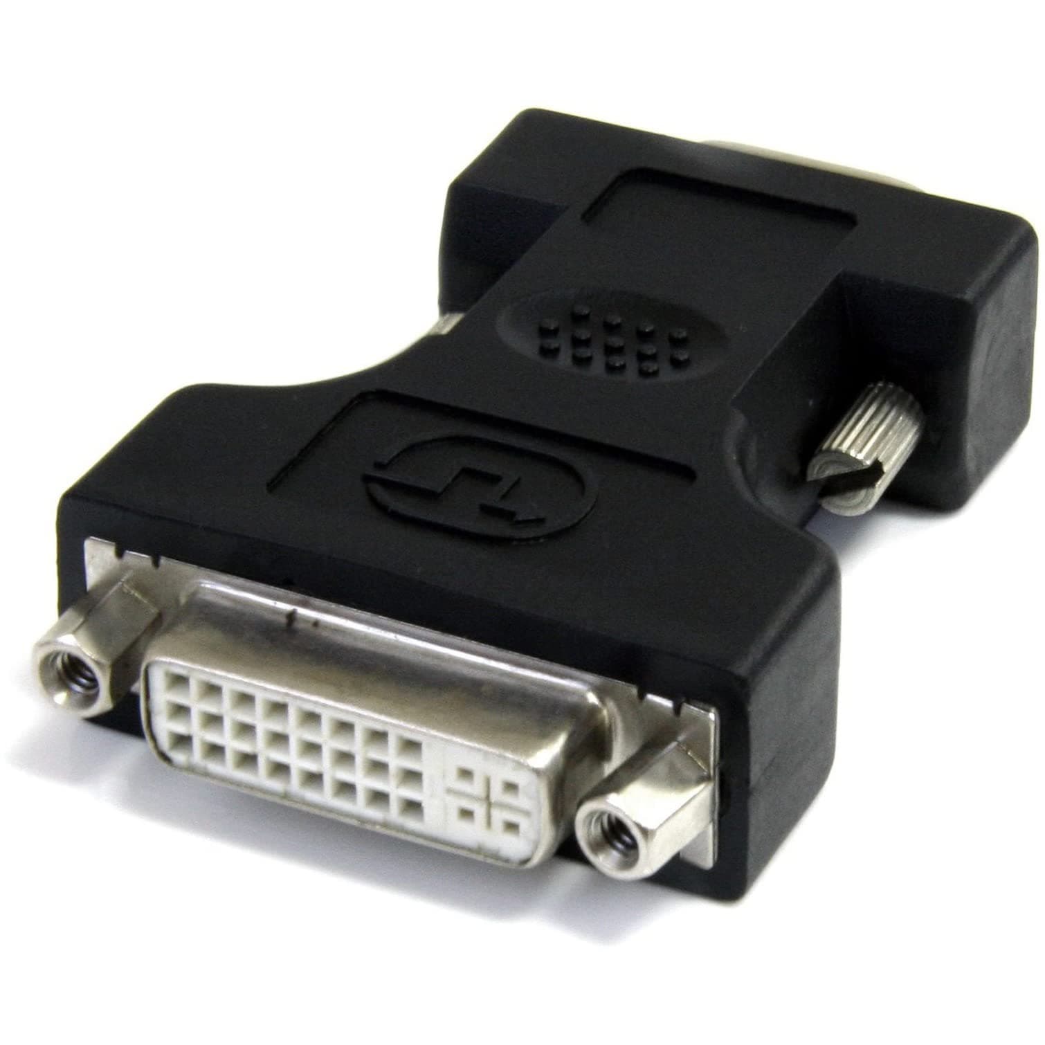 StarTech.com DVI-I to VGA Cable Adapter - Black F/M DVI I for Your Monitor or Display (DVIVGAFMBK)