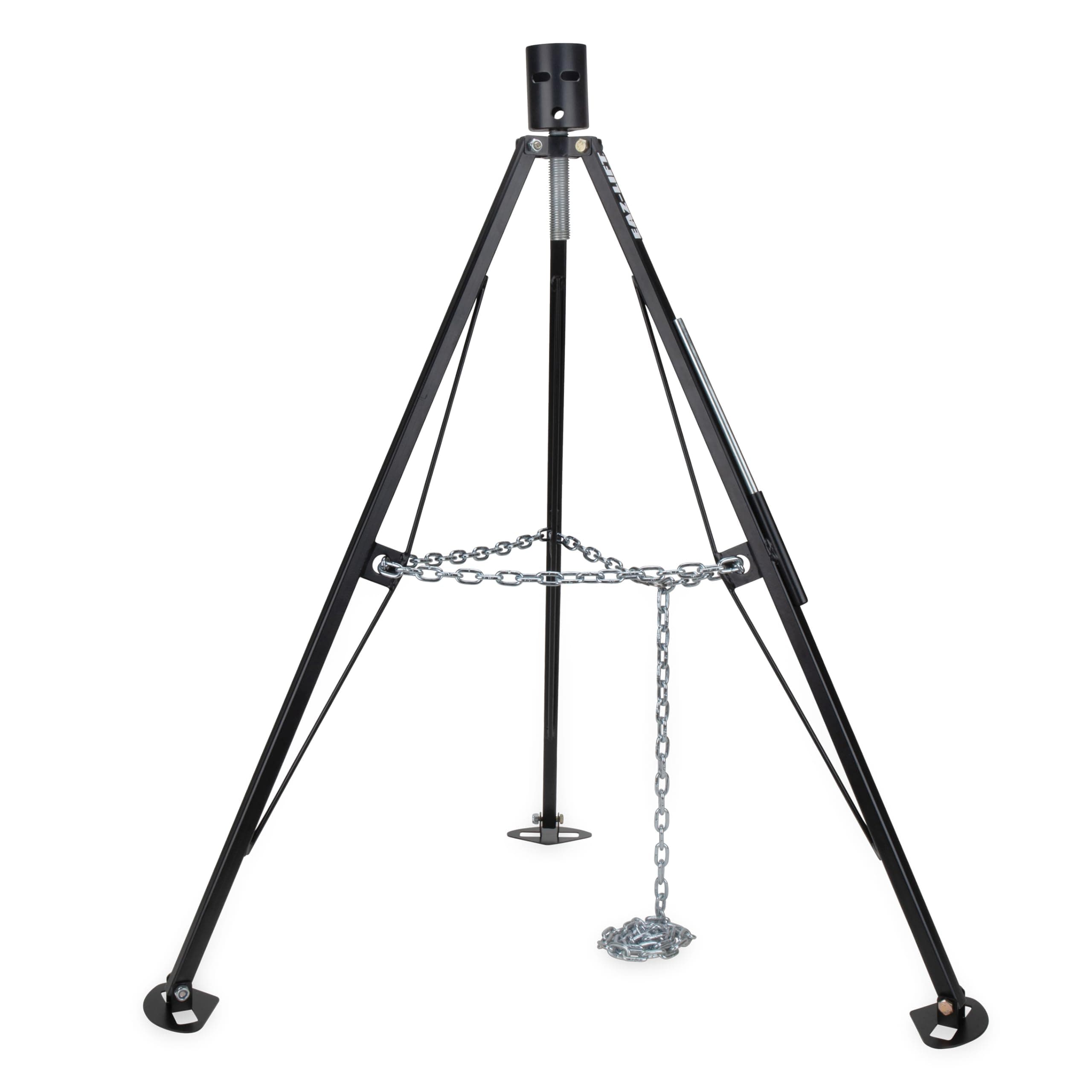 Camco Eaz-Lift 5th Wheel King Pin Tripod Stabilizer - Features Adjustable Height & 5,000 lb Certified Load Capacity - Heavy Duty RV Stabilizer - Folds for Easy RV Storage and Organization (48855)