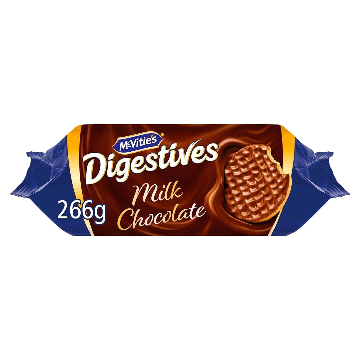McVities Milk Chocolate Digestives Roll (266-gram) 2-pack Imported from UK