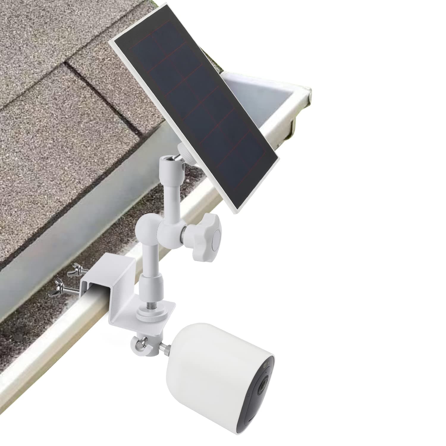 2-in-1 Weatherproof Gutter Mount for Arlo Solar Panel