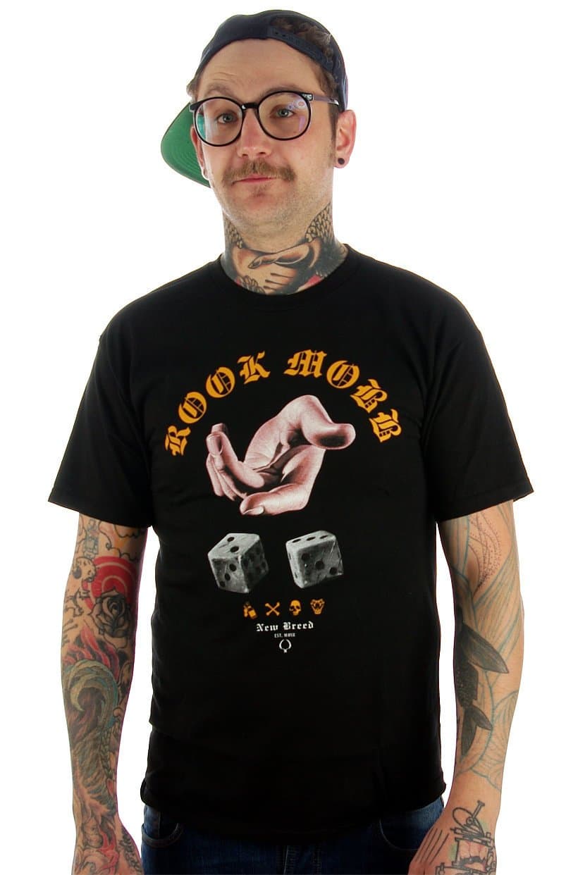 Rook T-Shirt THROWING BONES TEE black, M