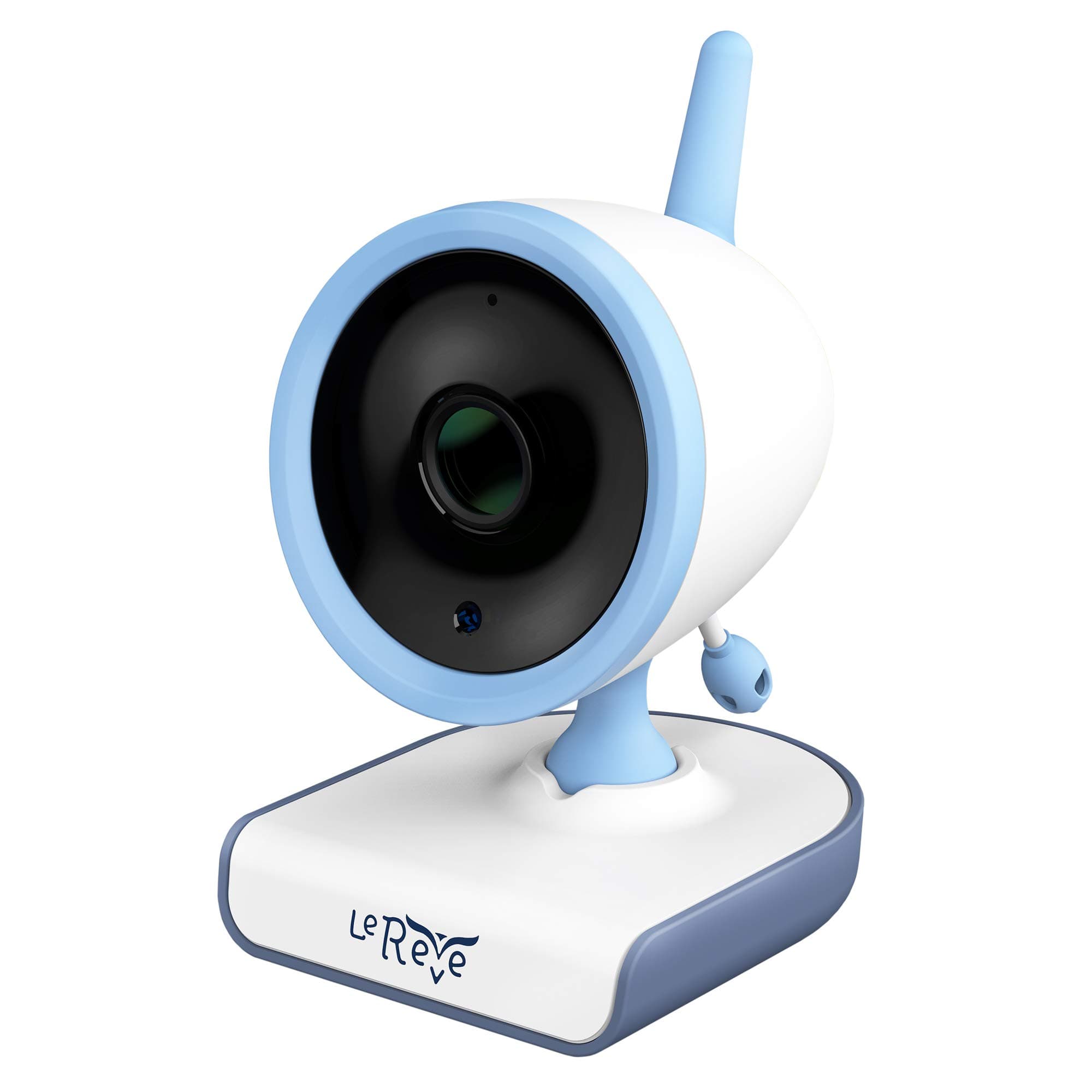 LeReve Type H Add-On Camera Unit for LeReve LRX-5 and LRX-52 Baby Monitor, 720p HD Resolution, Lullaby, Infrared Night Vision and Thermal Sensor