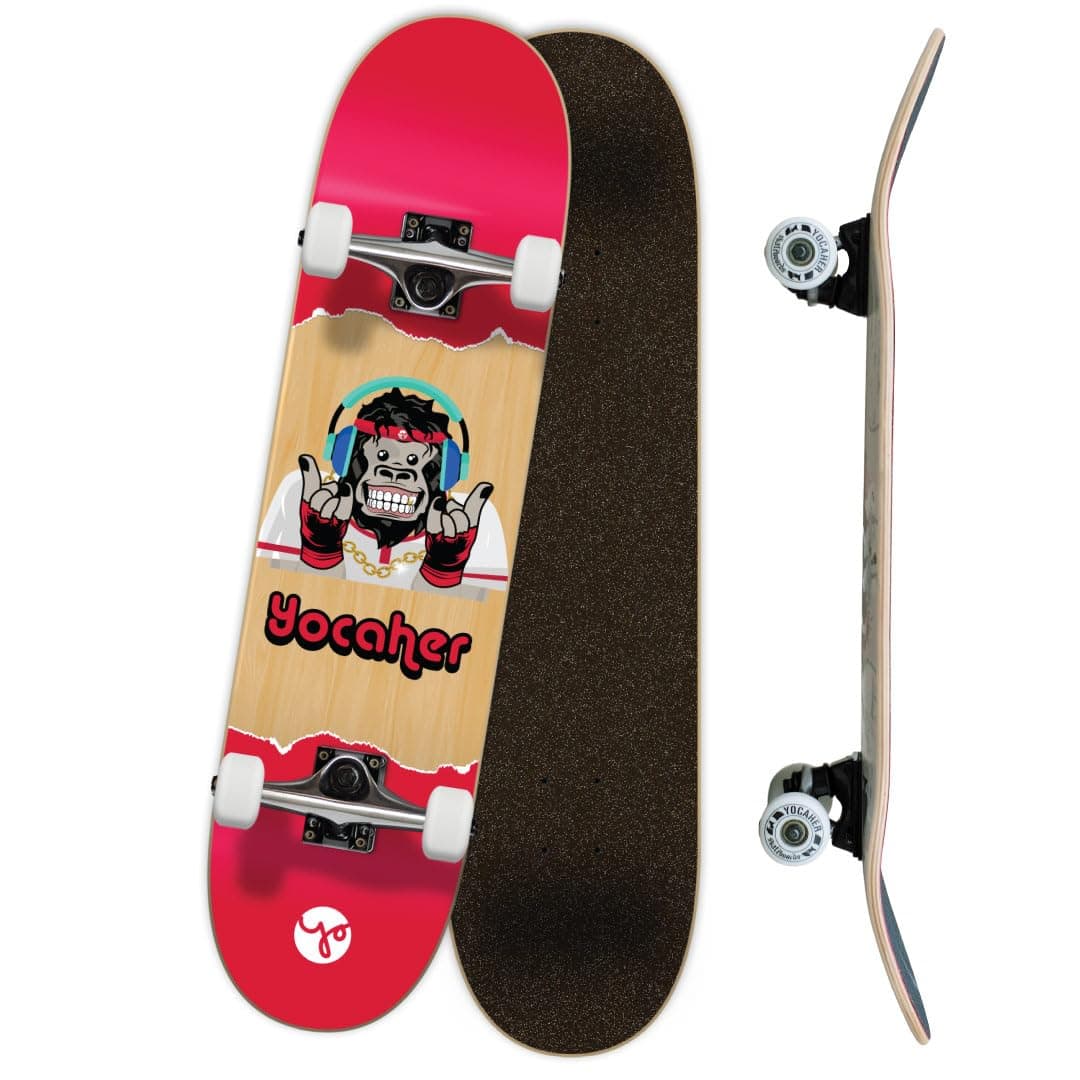 Punked Complete Skateboards 7.75" or 8.25" or Mini Cruiser or Micro Cruiser Shapes - Pika, Candy, and Chimp Series