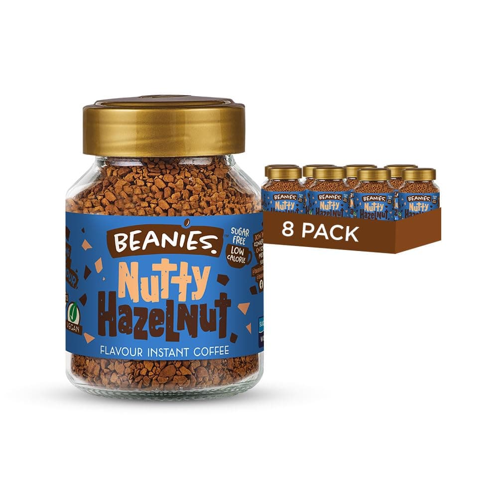 Beanies Nutty Hazelnut Flavoured Instant Coffee