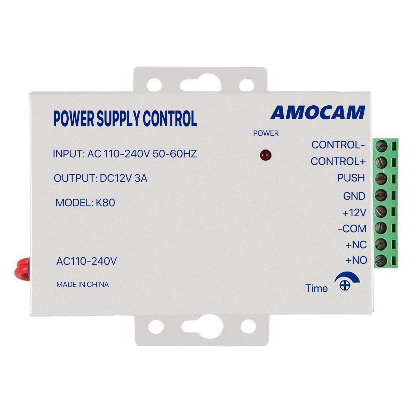 Power Supply Controller AC 110-240V to DC 12V Access Control System & Intercom Camera Electric Strike Bolt Lock Magnetic Lock Video Door Phone Video intercom Power Supply Control
